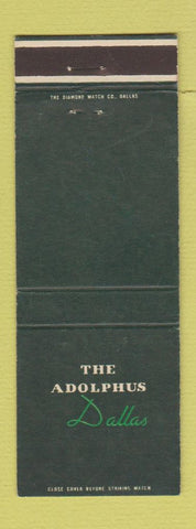 Matchbook Cover - Adolphus Hotel Dallas TX