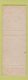 Matchbook Cover - Roosevelt Hotel Waco TX WEAR