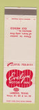 Matchbook Cover - Evelyn Motor Inn Laredo TX WEAR