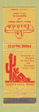 Matchbook Cover - La Posada Motor Lodge Wichita Falls TX WORN