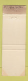 Matchbook Cover - Worth Hotel Fort Worth TX WEAR
