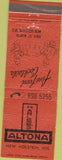 Matchbook Cover - Harlee's Altoona New Hostein WI