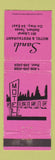 Matchbook Cover - Sands Motel Restaurant Dalhart TX WEAR