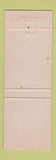 Matchbook Cover - Hills Motel Junction TX WEAR
