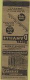Matchbook Cover - Hotel Danville VA
