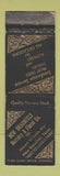 Matchbook Cover - New Braunfels Nursery Floral TX WORN