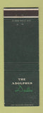 Matchbook Cover - Adolphus Hotel Dallas TX WEAR
