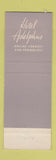 Matchbook Cover - Hotel Adolphus Dallas TX