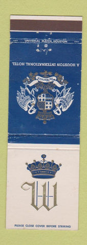 Matchbook Cover - Warwick Hotel Houston TX WEAR