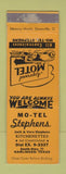 Matchbook Cover - Motel Stephens Harlingen TX WEAR