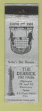 Matchbook Cover - Derricks Restaurant Corsicana TX WEAR