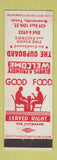 Matchbook Cover - The Cupboard Brownsville TN