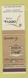 Matchbook Cover - Towers Hotel Houston TX WEAR