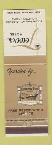Matchbook Cover - Towers Hotel Houston TX WEAR