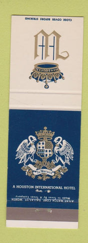 Matchbook Cover - The Warwick Hotel Houston TX