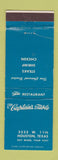 Matchbook Cover - Captain's Table Houston TX WEAR