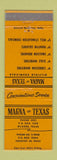 Matchbook Cover - Magna of Texas Houston Kilgore TX Oilfield Chemical