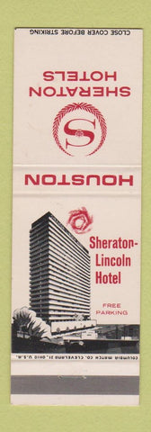 Matchbook Cover - Sheraton Hotel Houston TX