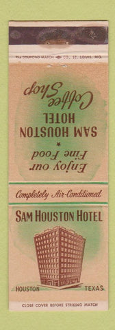 Matchbook Cover - Sam Houston Hotel Houston TX WEAR