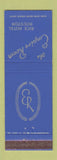 Matchbook Cover - Rice Hotel Houston TX BLUE