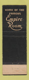 Matchbook Cover - Rice Hotel Houston TX