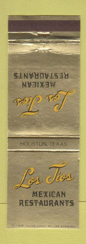 Matchbook Cover - Los Tios Mexican Restaurant Houston TX