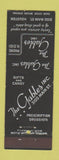 Matchbook Cover - The Gables Inc Drug Store Houston TX