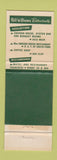 Matchbook Cover - Bill Williams Motel Restaurant Richmond TX