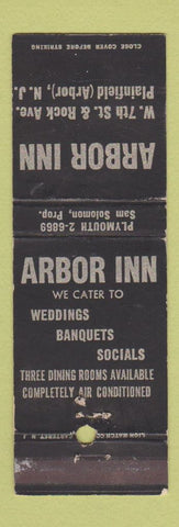 Matchbook Cover - Arbor Inn Plainfield NJ