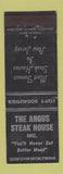 Matchbook Cover - Angus Steak House Madison NJ WEAR