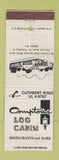 Matchbook Cover - Compton's Lob Cabin Haddon NJ WEAR DD Bean