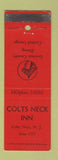 Matchbook Cover - Colts Neck Inn Colts Neck NJ
