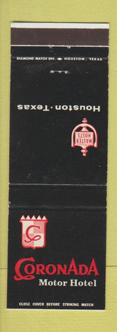 Matchbook Cover - Coronada Motor Hotel Houston TX