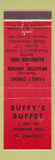 Matchbook Cover - Buffy's Buffet Woodward OK