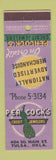 Matchbook Cover - Peacock's Credit Jewelry Tulsa OK feature