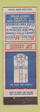 Matchbook Cover - Barnes Manley Laundry Tulsa OK WORN