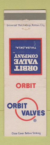 Matchbook Cover - Orbit Valves Tulsa OK
