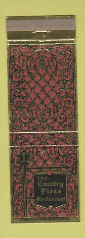 Matchbook Cover - Country Plaza Restaurant Oklahoma City OK Route 66