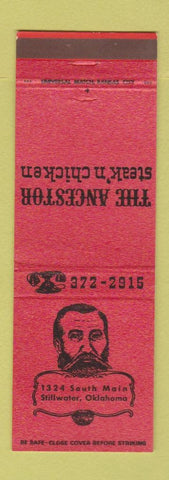 Matchbook Cover - Ancestor Steak n Chicken Stillwater OK