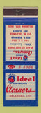Matchbook Cover - Ideal Cleaners Oklahoma City OK