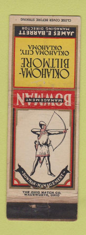 Matchbook Cover - Oklahoma Biltmore Hotel Oklahoma City OK WEAR