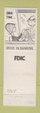 Matchbook Cover - F&M Bank Tulsa OK