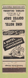 Matchbook Cover - Ione Hotel Guthrie OK WEAR