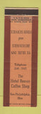 Matchbook Cover - Hotel Reeves Coffee Shop New Philadlephia OH