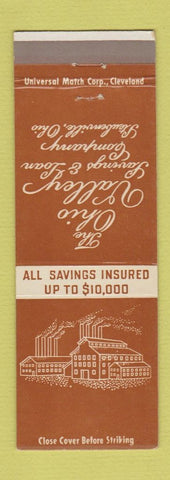 Matchbook Cover - Ohio Valley Savings and Loan Steubenville OH