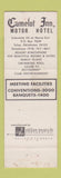 Matchbook Cover - Camelot Inn Tulsa OK Motor Hotel