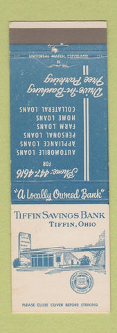 Matchbook Cover - Tiffin Savings Bank OH