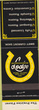 Matchbook Cover - Horseshoe Lodge Swift Current SK
