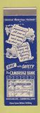 Matchbook Cover - Cambridge Bank OH