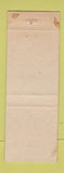 Matchbook Cover - Hotel Warner Warren OH